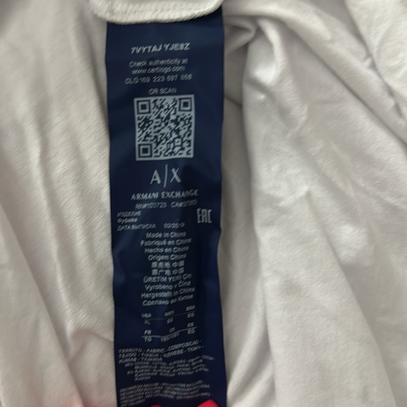 NWT Armani Exchange shirt-XL - Picture 5 of 5